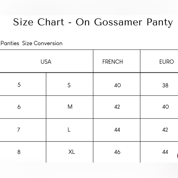 On Gossamer NWT Hip G Mesh Thong in Salsa Red Size S/XS - Picture 10 of 11